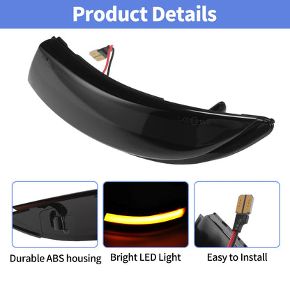LED Mirror Turn Signal Light for Ford Fiesta Mk6 (2008–2017) 8A6113B381AF