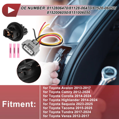 Turn Signal Light Socket Wiring for Toyota Avalon (2013–2017) No. 8112806470