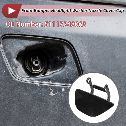 Front Left Washer Nozzle Cover Cap No. 51117248063 for BMW 535i GT (2009–2017)