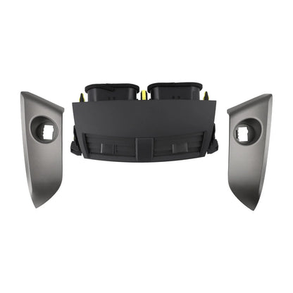 Black Center DASH Vents+Trim Bezels for Toyota RAV4 (2006–2012)