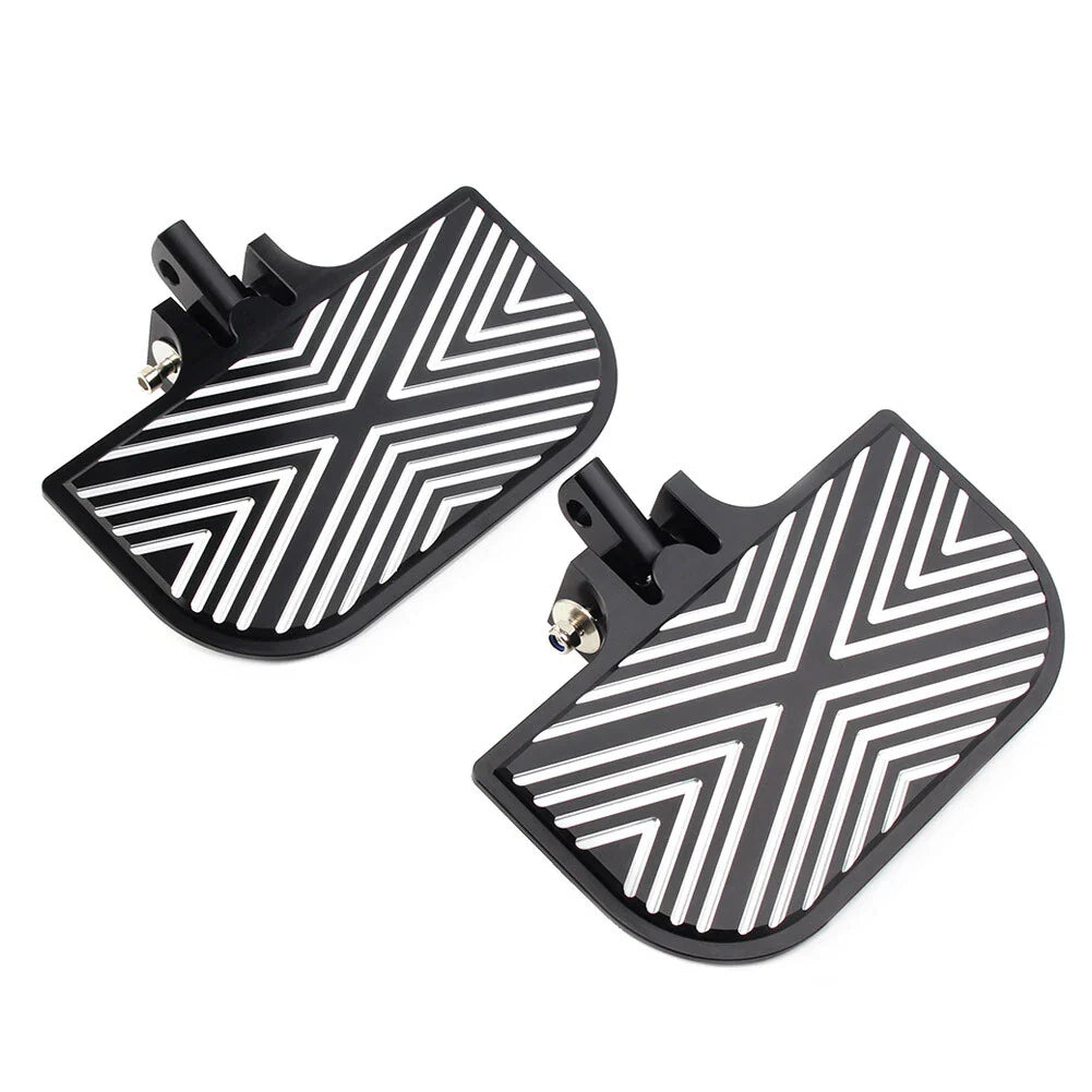 Aluminum Mount Passenger Floorboards for Harley Sportster XL Dyna