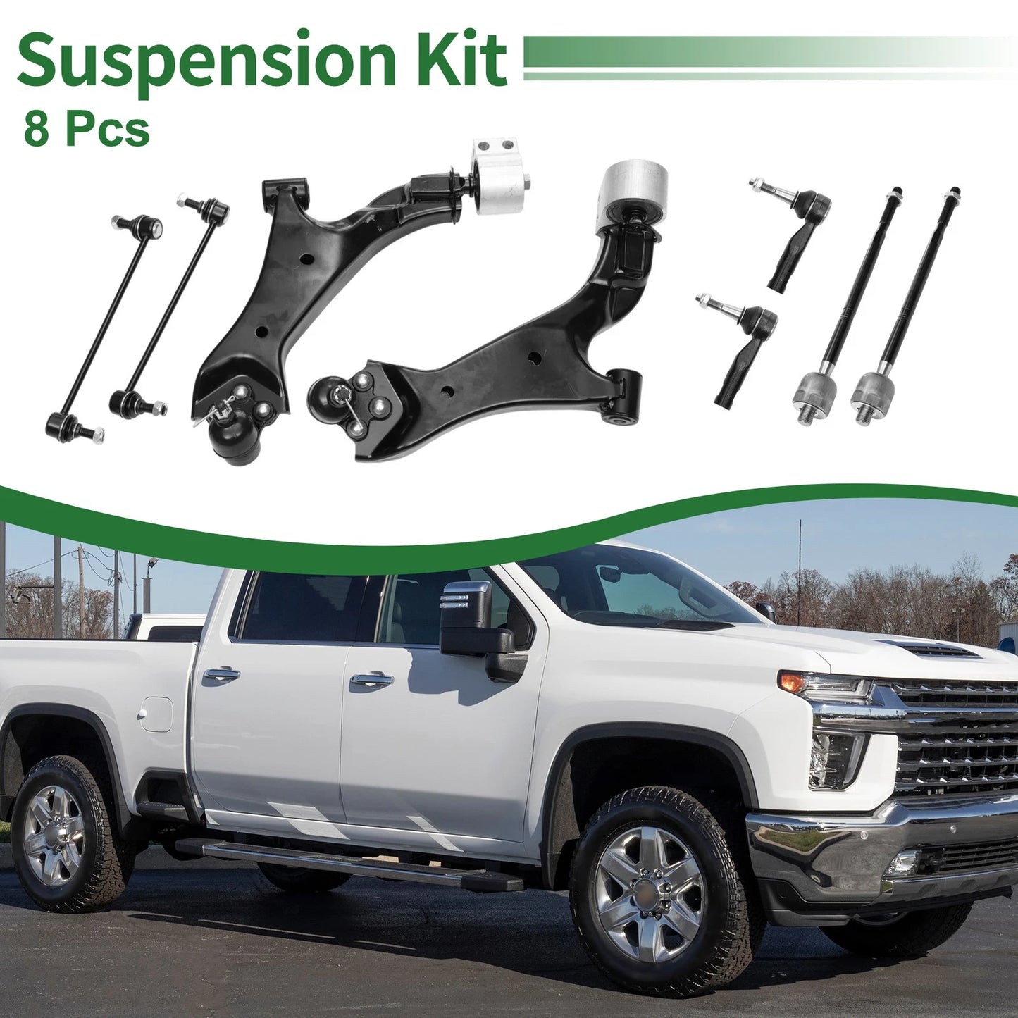 8pcs Front Suspension Control Arm Kit for Chevrolet Equinox (No. 524157/ES800640)