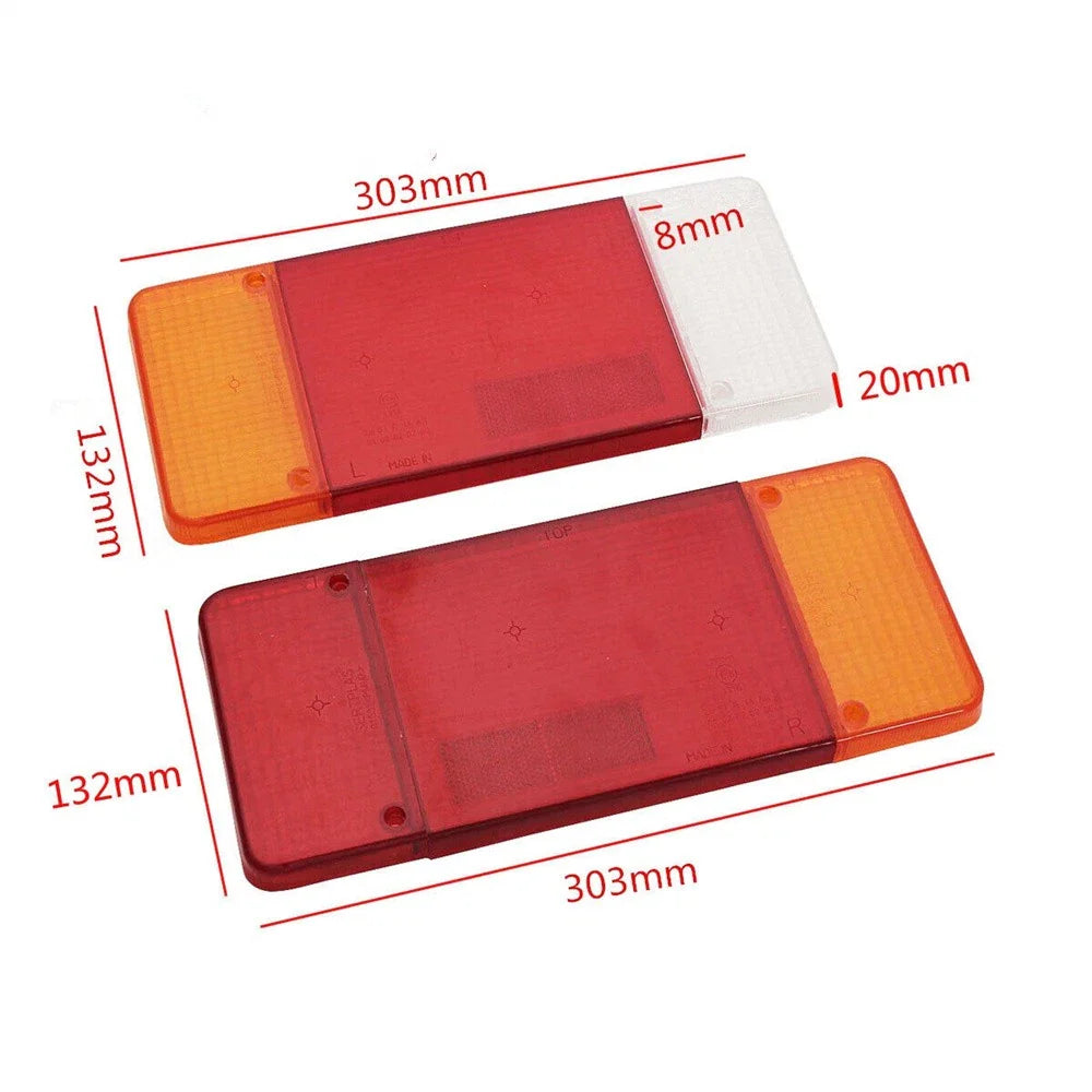 Rear Tail Light Lens for Peugeot Boxer, Citroen, Fiat Ducato (2006-2023)