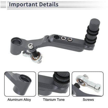 Gear Shifter Lever for Honda CBR650R (2019–2022) Titanium Tone