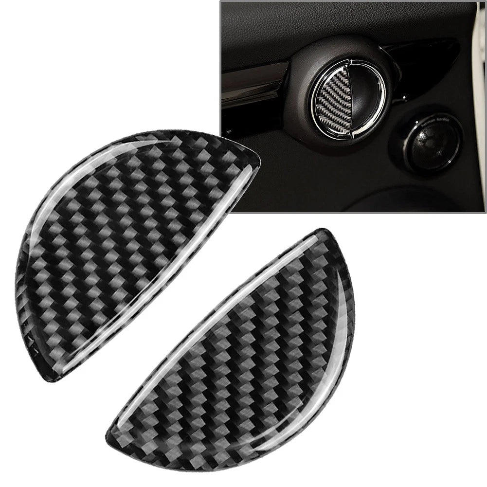Carbon Fiber Door Handle Cover Trim for BMW Mini Cooper R55 R56 R60 F55 (2003–2018)