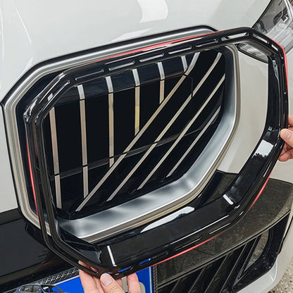 2PCS Black Front Bumper Grille Frame Cover Trim For BMW X3 G45 (2025–2026)