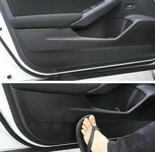 Carbon Fiber Inner Door Anti-Kick Panel Trim for Honda Civic (2022–2023)