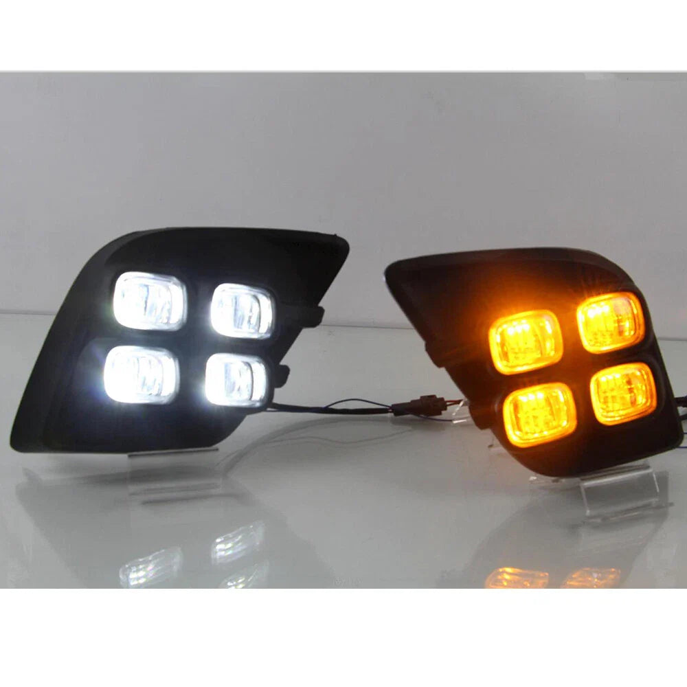 Daytime Running Lights Driving Fog Lamps for Toyota Hilux (2015–2017)