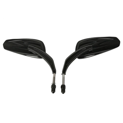 8mm Rear View Mirrors for Harley Sportster XL Softail Touring Models