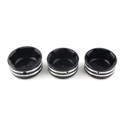 CNC Upper Fork Stem Nut Cover Black for Harley Sportster 883 (2004-2023)