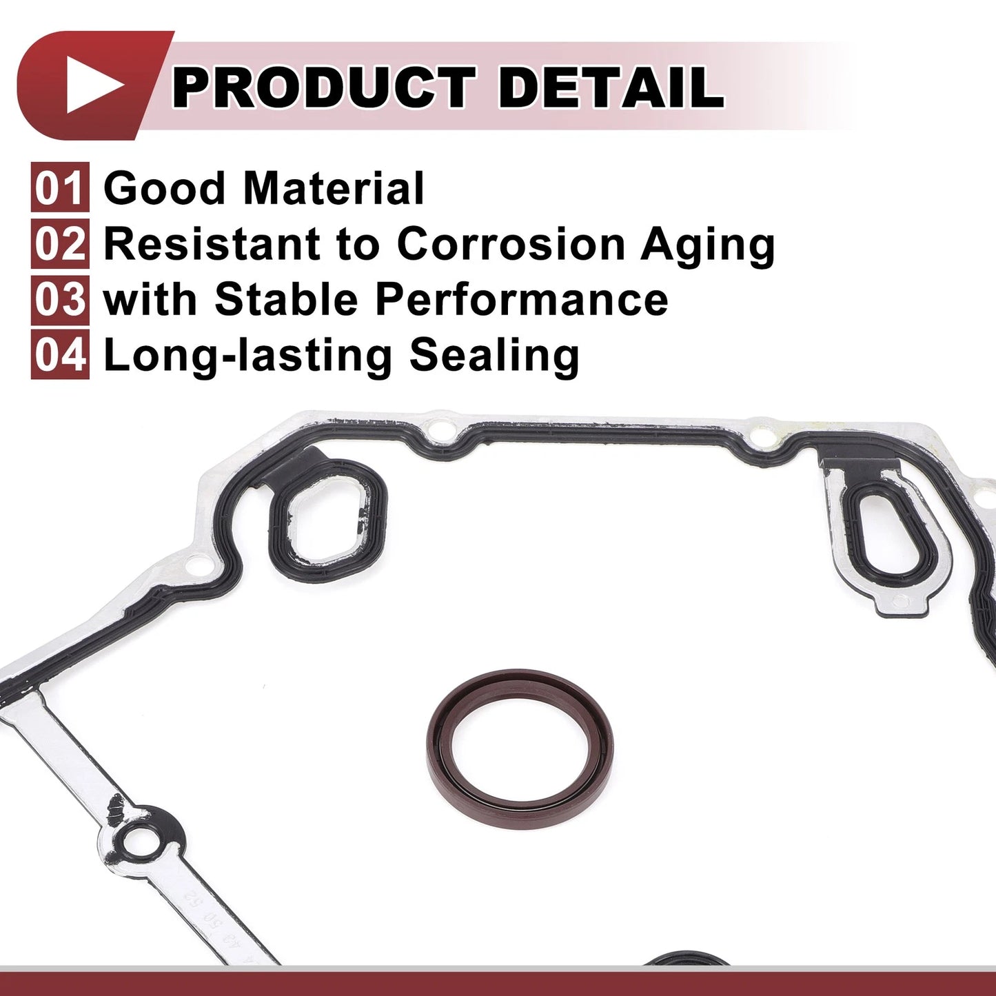 Engine Timing Cover Gasket Set for Chevrolet 2.0L 2.2L 2.4L