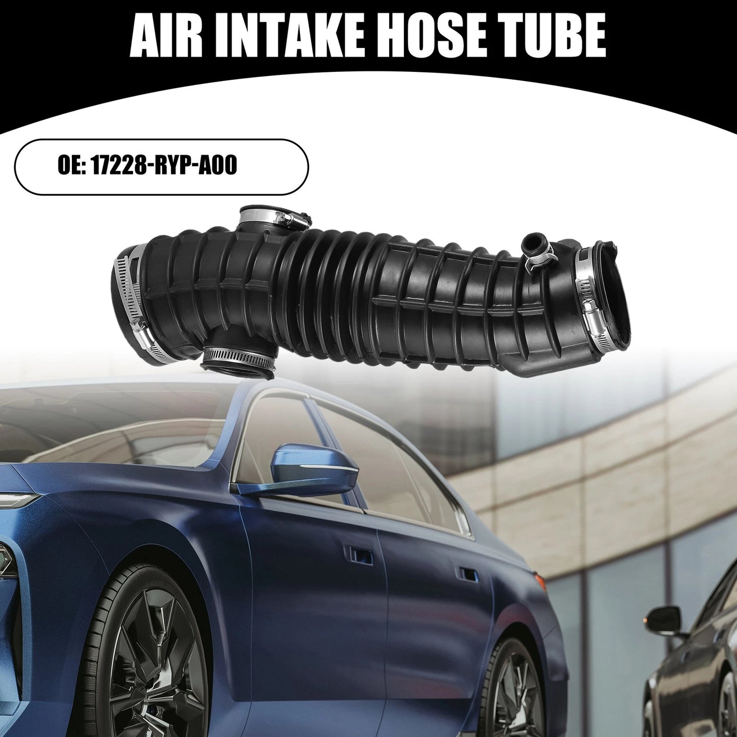 Air Cleaner Intake Hose with Clamps for Honda Pilot 2006–2008 (17228-RYP-A00)