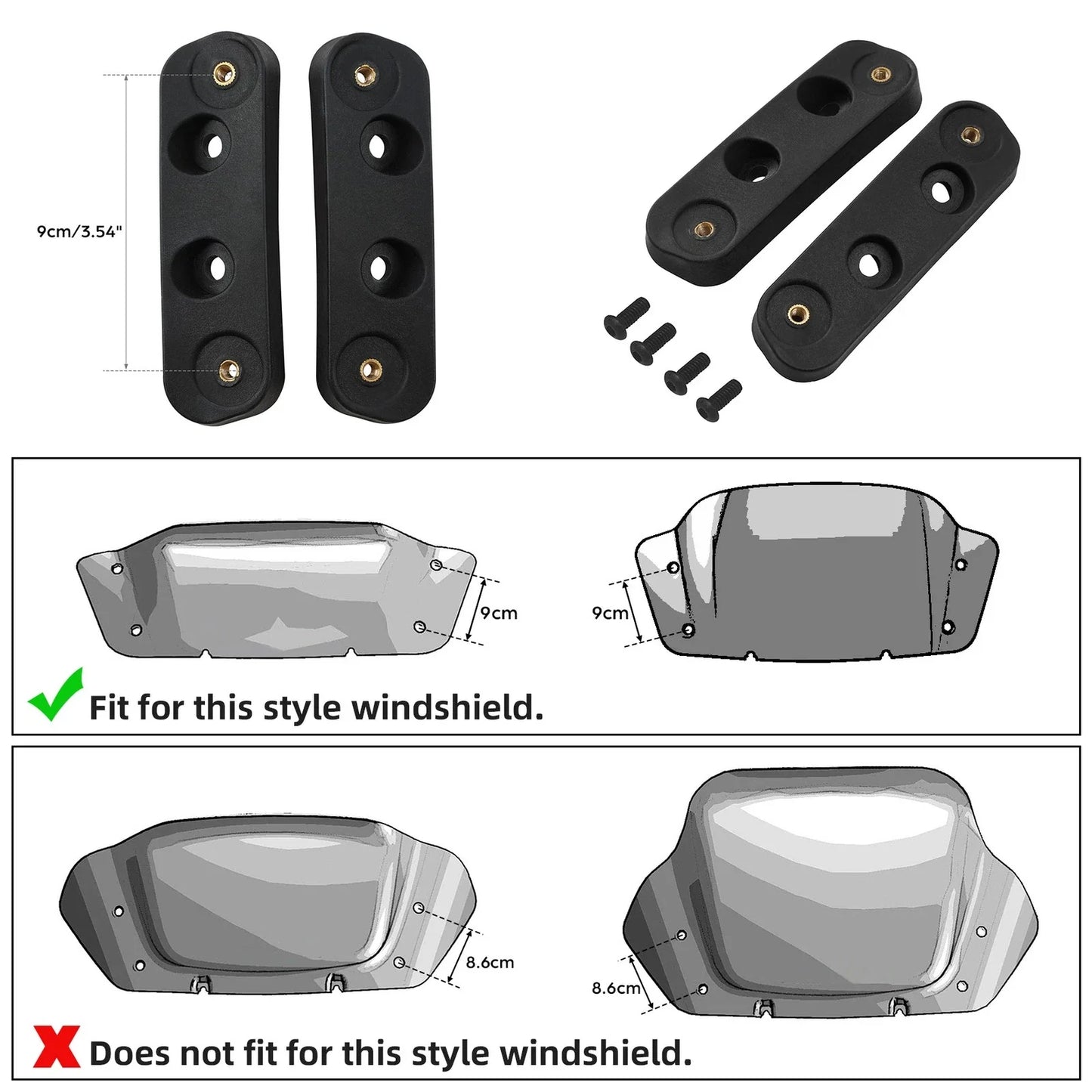 Windshield Riser Bracket for Harley CVO Street Glide FLHXSE (2023-2025)