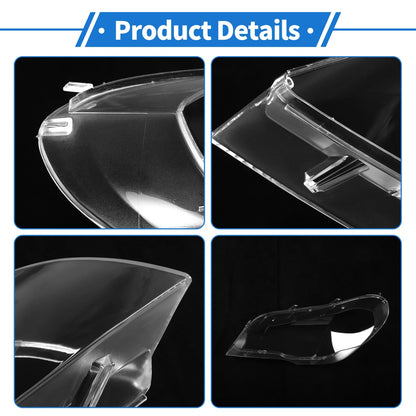 Headlight Lens Cover for BMW X5 E70 (2008–2013) PC Clear