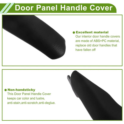 Door Panel Handle Pull Trim Cover for BMW X3 F25 Black (2010-2016)