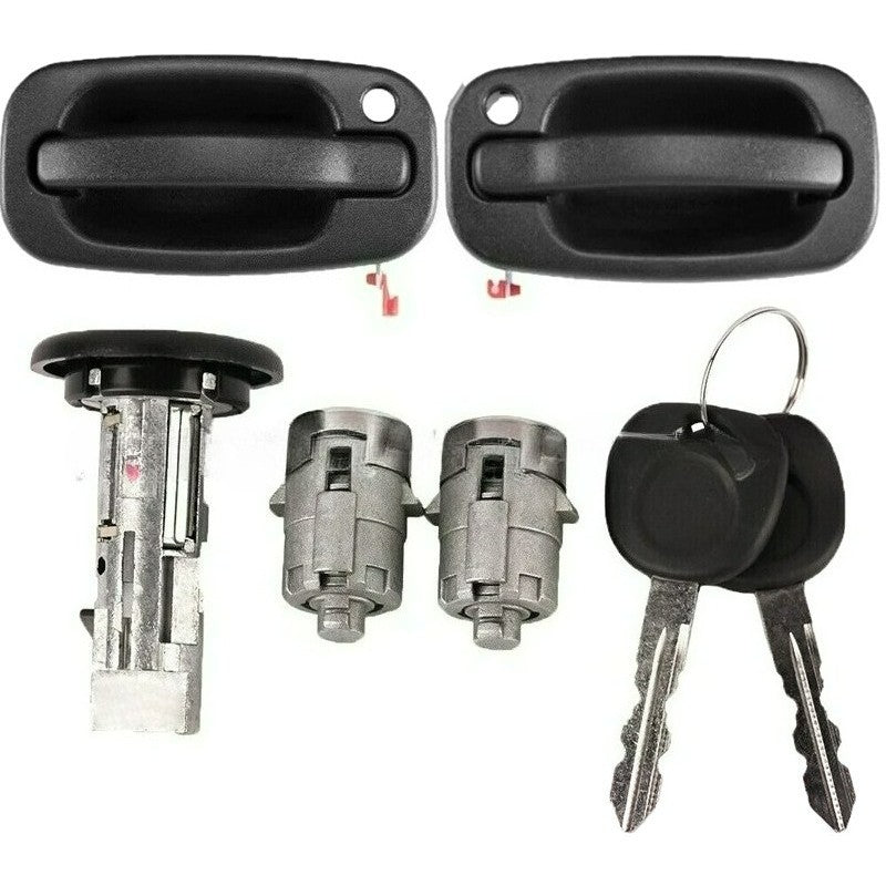 Ignition Switch Lock Door Handle for Chevy Silverado (2001–2006)