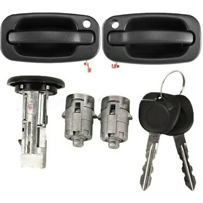Ignition Switch Lock Door Handle for Chevy Silverado (2001–2006)