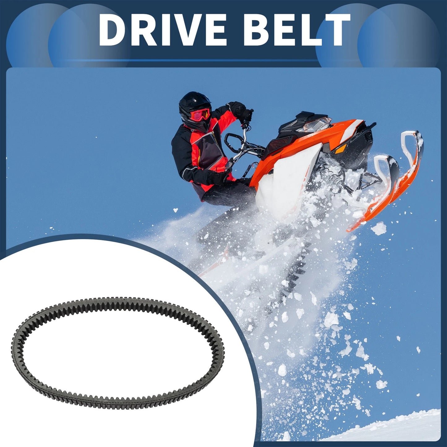 Drive Belt V-Belt No. 417300391 for Ski-Doo MXZ 800 (2003–2007)