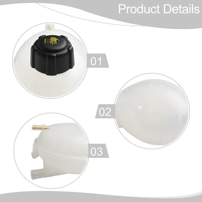 OEM Coolant Expansion Tank and Cap Assembly for Renault Clio