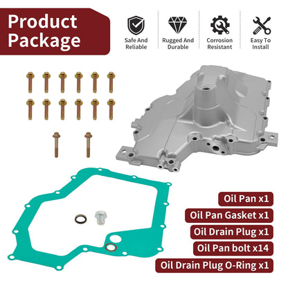 Oil Pan & Gasket for Suzuki Hayabusa GSX1300R (1999–2024)