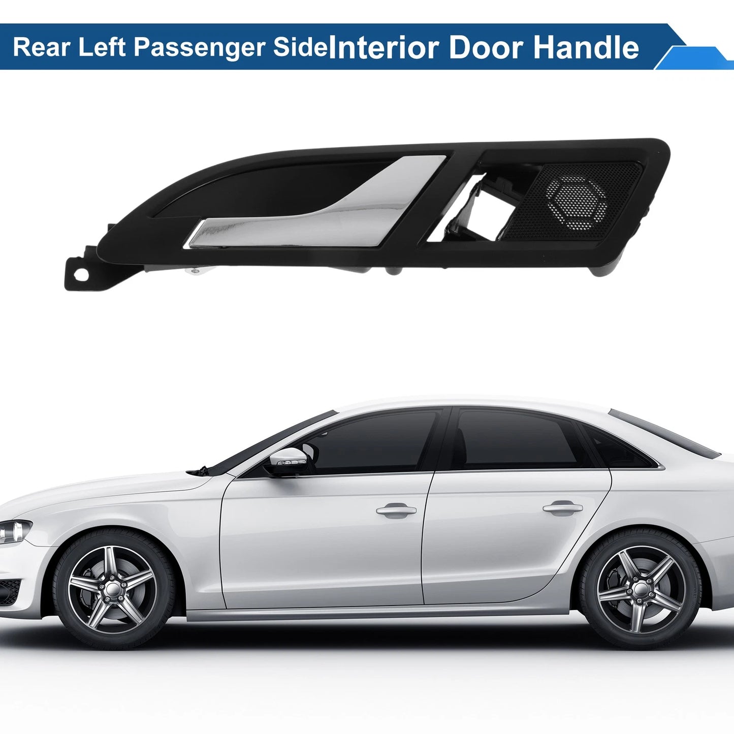 Rear Left Passenger Side Interior Door Handle for VW Skoda (2001–2008)