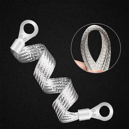 5 x Universal Tinned Copper Engine Ground Strap Cable for Automotive