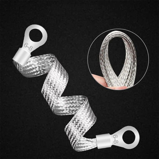5 x Universal Tinned Copper Engine Ground Strap Cable for Automotive