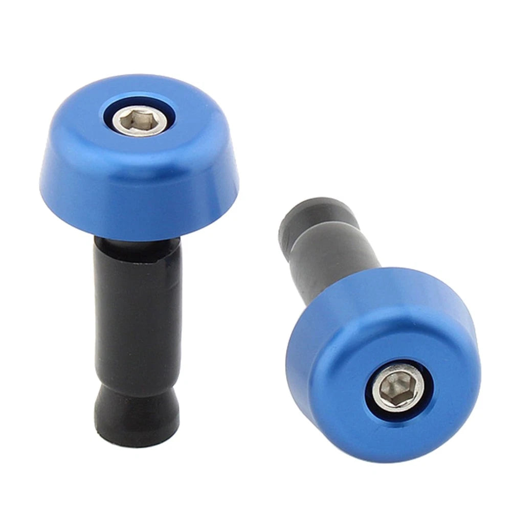 Handlebar Grips & End Caps for Universal Motorcycle (0.5in/12.7MM) Gold