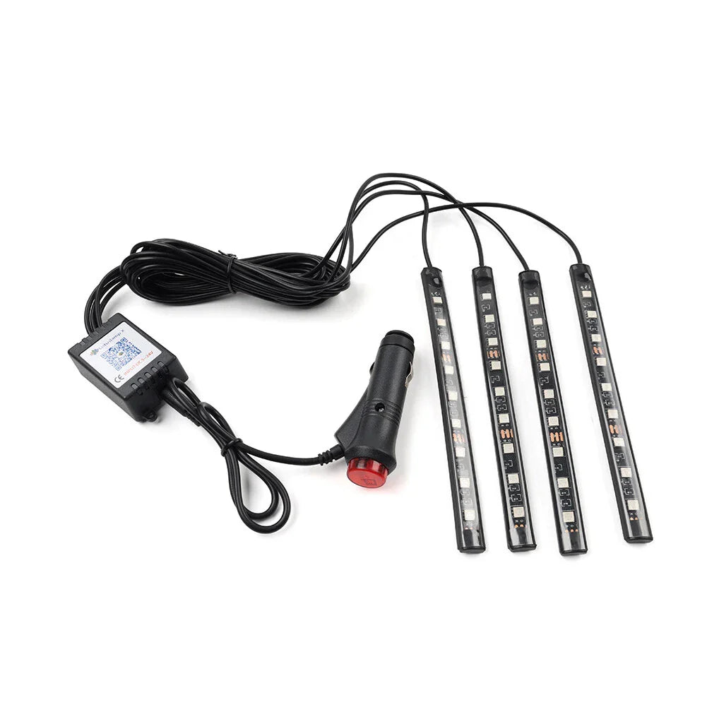 36LED RGB Voice Control Floor Light for Atmosphere - Music Sync Lamp
