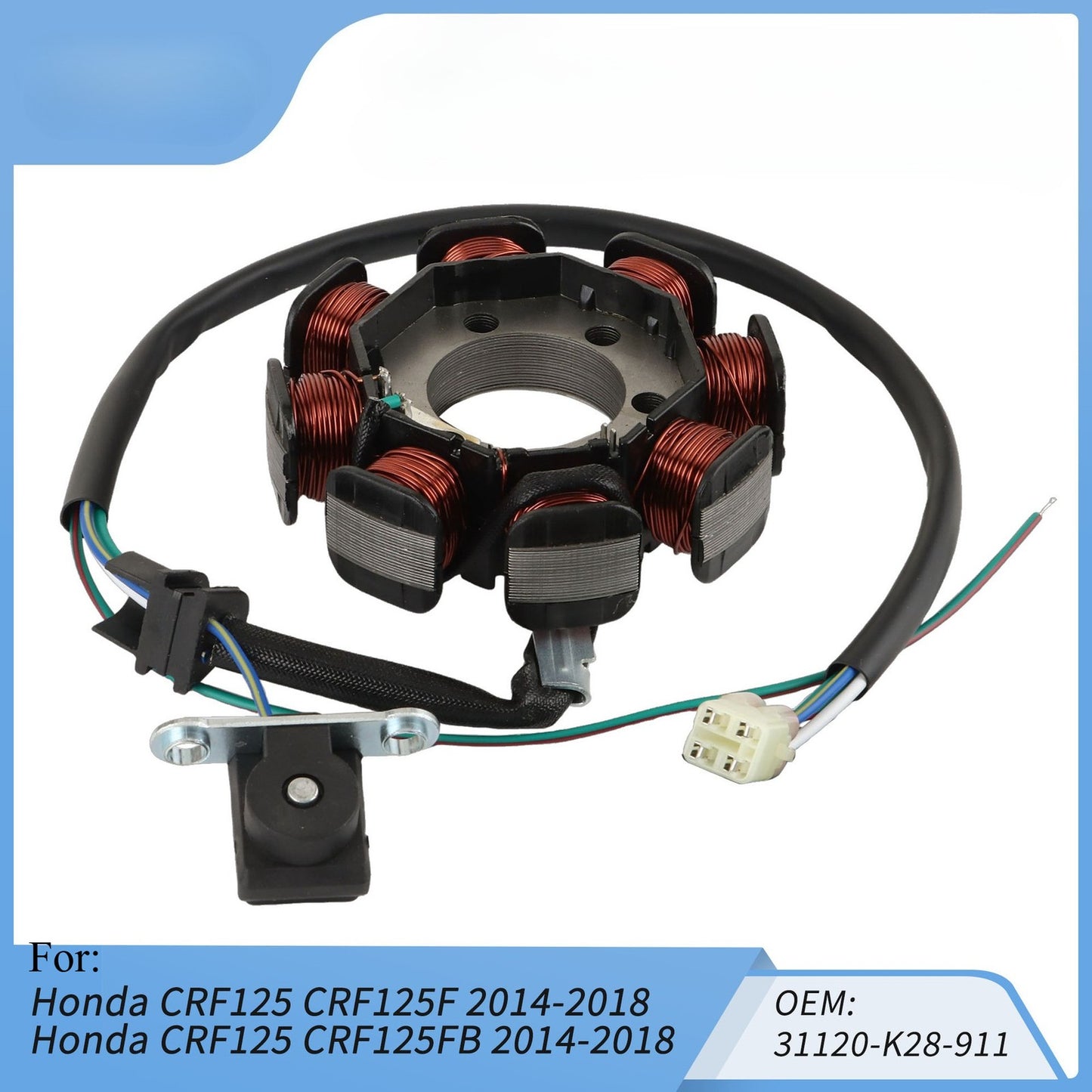 Stator Coil for Honda CRF125 CRF125F CRF125FB (2014–2018)