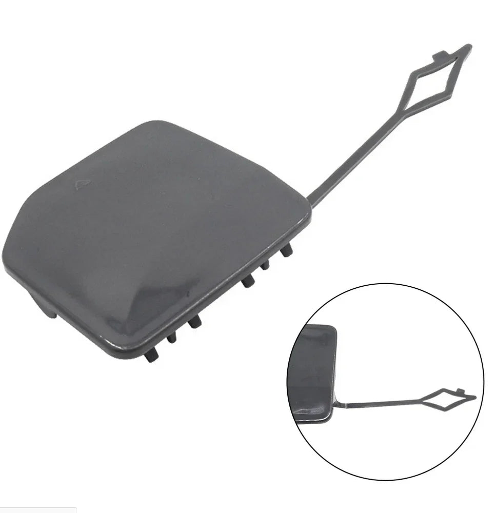 Glossy Black Rear Bumper Tow Hook Hole Eye Cover Cap for BMW X3 (2022–2024)