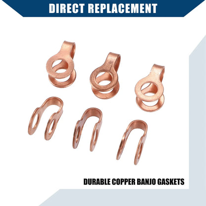 Fuel Return Line Banjo Bolt Copper Gasket for Dodge 12V 6BT (1994-2002)