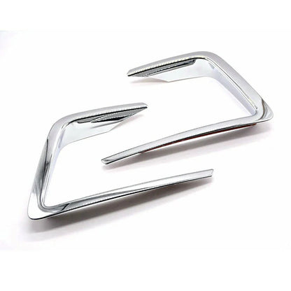 Chrome Front Fog Light Lamp Covers for Ford Expedition (2018-2021)