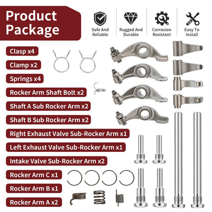 Rocker Arm Shaft Bolt Set for Honda TRX 400EX 400X (2000–2009)