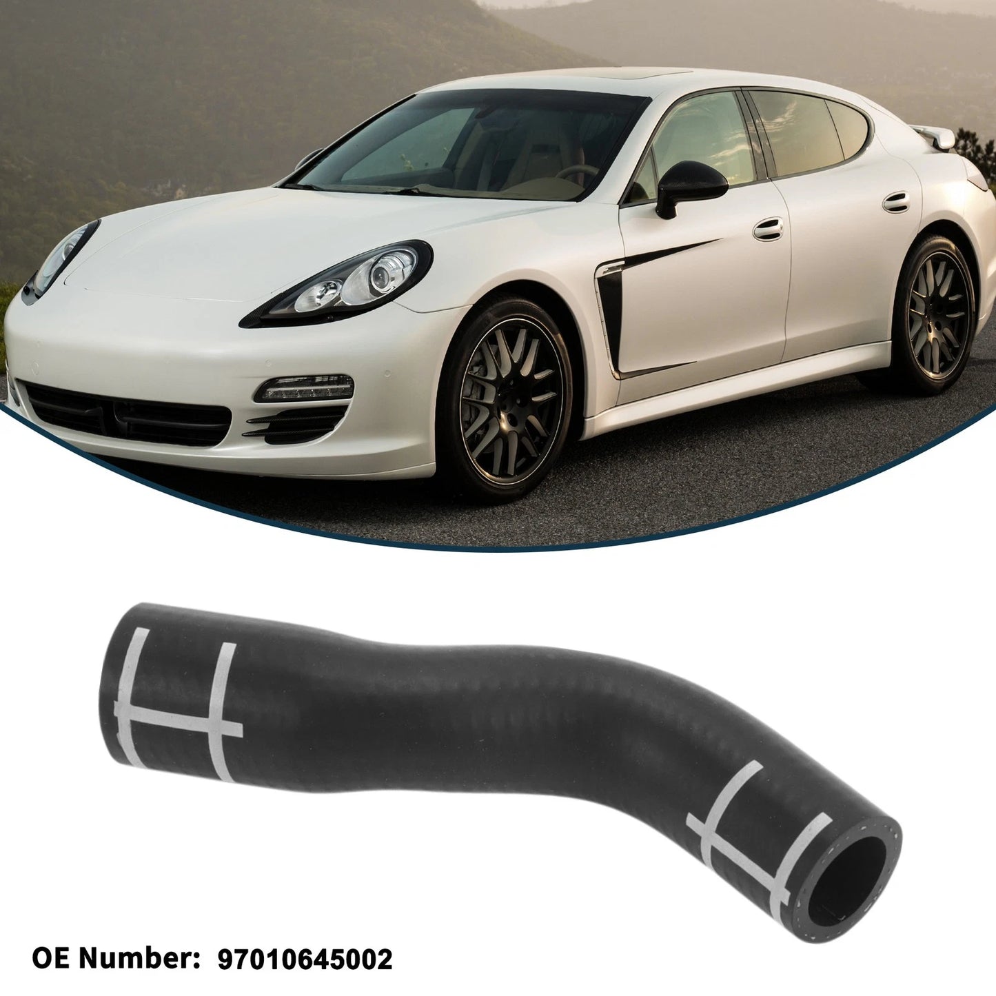 Radiator Hose No. 97010645002 for Porsche Panamera (2010–2016)