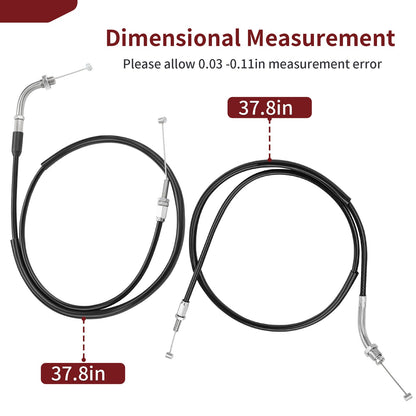Throttle Cable Set for Honda VTX1300C (2004–2009)