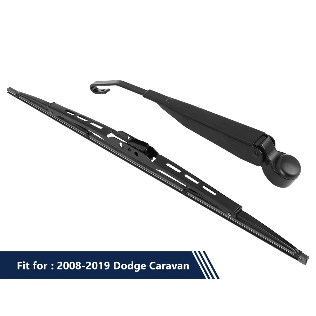 16 Inch Rear Windshield Wiper Blade Arm Set for Dodge Grand Caravan (2008-2010)