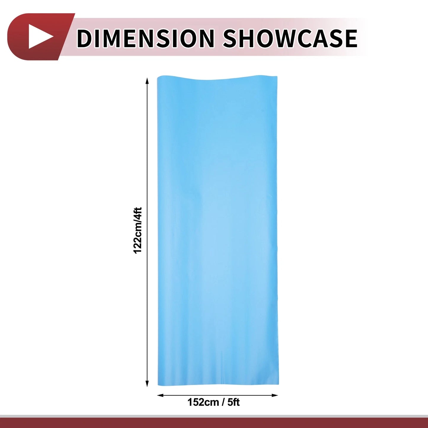 Matte Light Blue Vinyl Wrap Film 122x152cm for Universal (Universal)