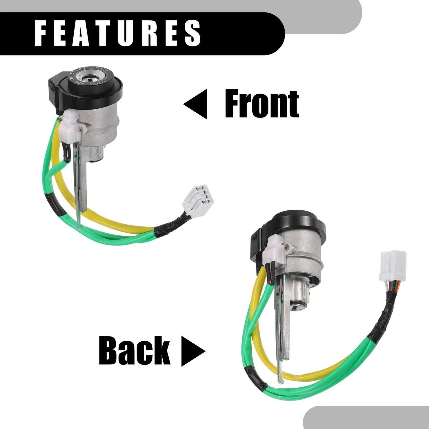 Ignition Lock Cylinder Switch with Keys for Hyundai Azera (2006-2011)