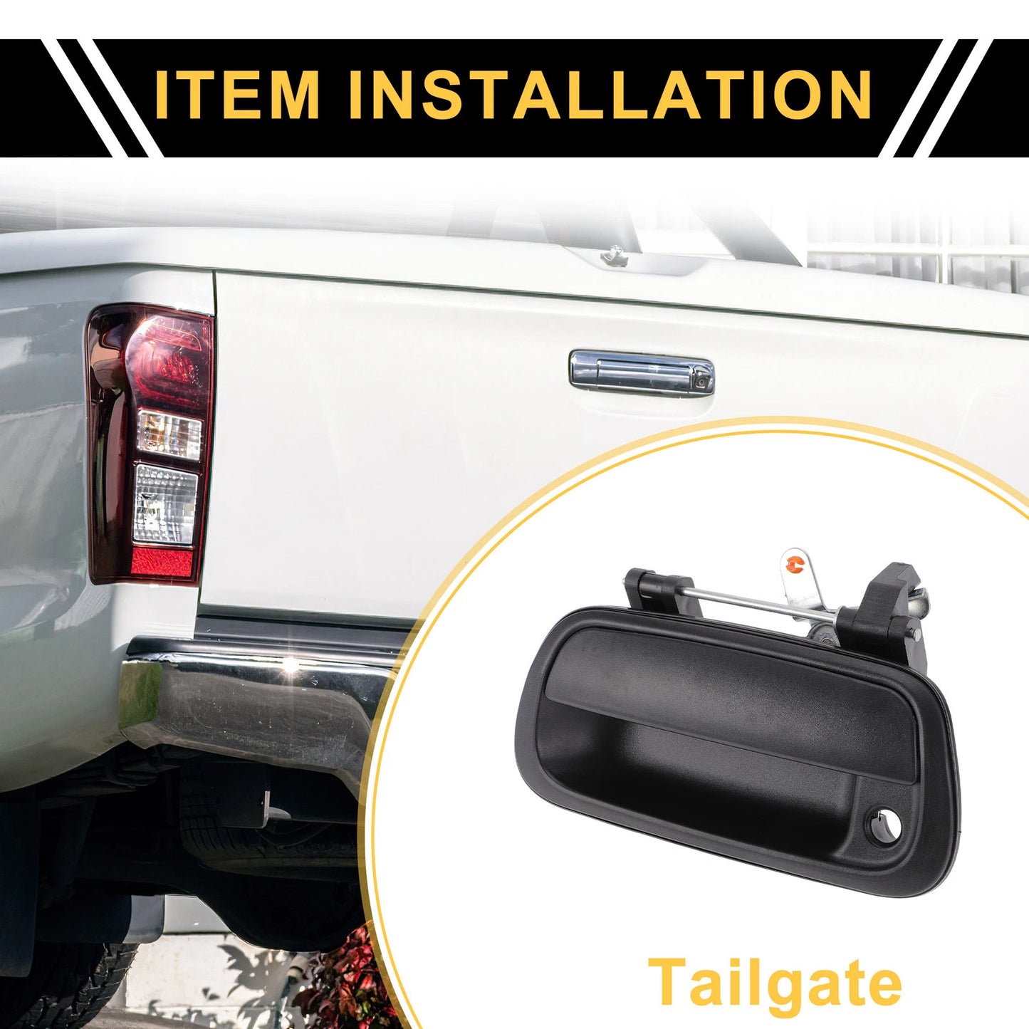 Liftgate Latch Tailgate Handle for Toyota Tundra (No. 690900C030C0/690900C010)