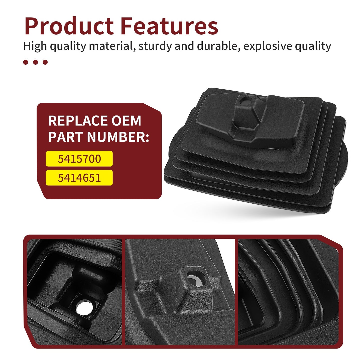 Floor Shifter Boot for Polaris RZR XP 1000 / XP 4 1000 (2014–2023)