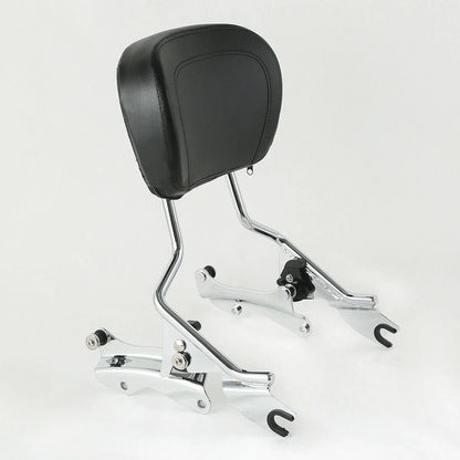 4 Point Docking Hardware Backrest Sissy Bar for Harley Touring FLHT (14-23)
