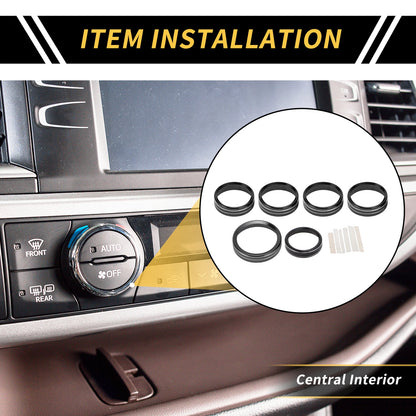 Set of 1 Air Conditioning Button Cover Trim for Ford F-150 XLT (2016–2019)