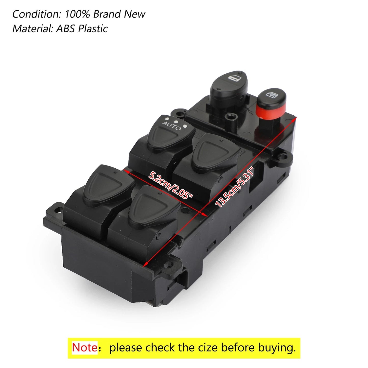 Driver Side Power Window Master Switch 35750-SNV-H51 for Honda Civic (2006–2010)