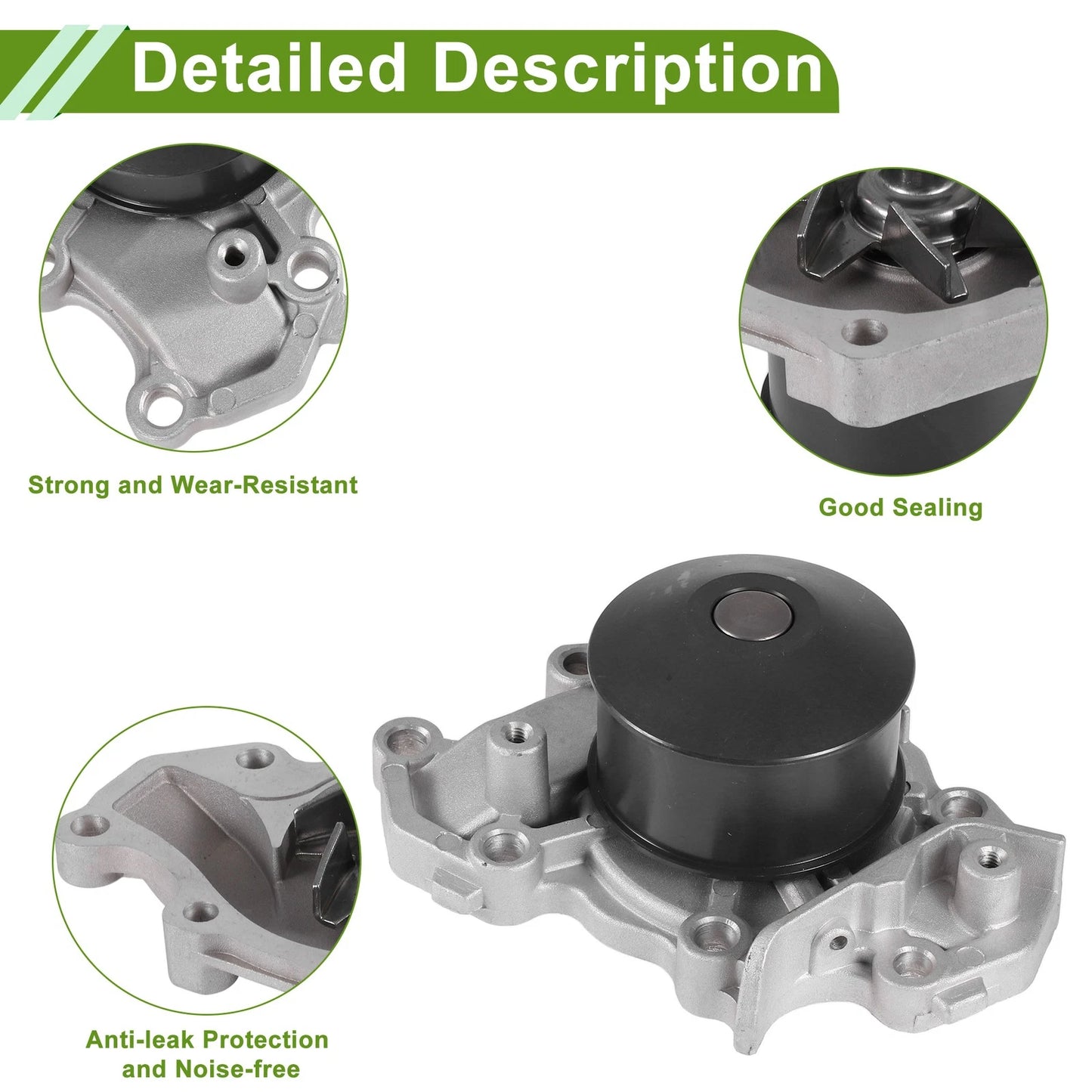 Engine Water Pump for Mitsubishi Lancer (1994–1996) MD302010
