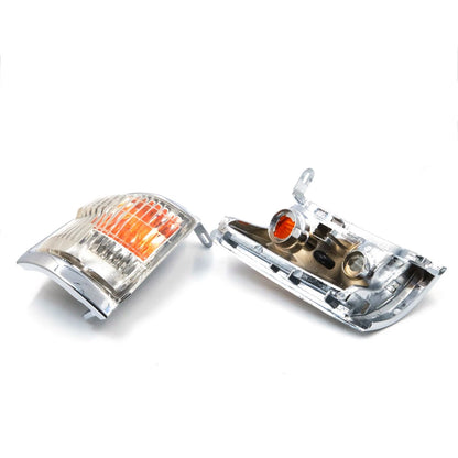 Set of 2 Chrome Indicator Corner Lights for Toyota Hilux LN145 LN147 (1997–2001)