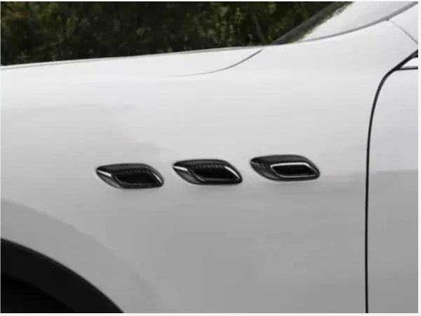 6PCS Side Wing Air Vent Fender Cover Trim for Maserati Levante (2016–2020)