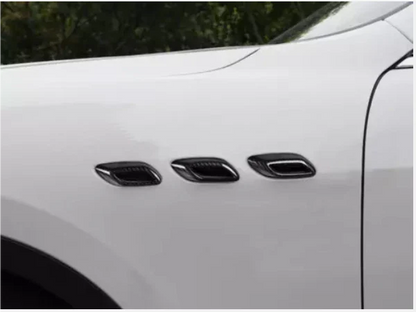 6PCS Side Wing Air Vent Fender Cover Trim for Maserati Levante (2016–2020)