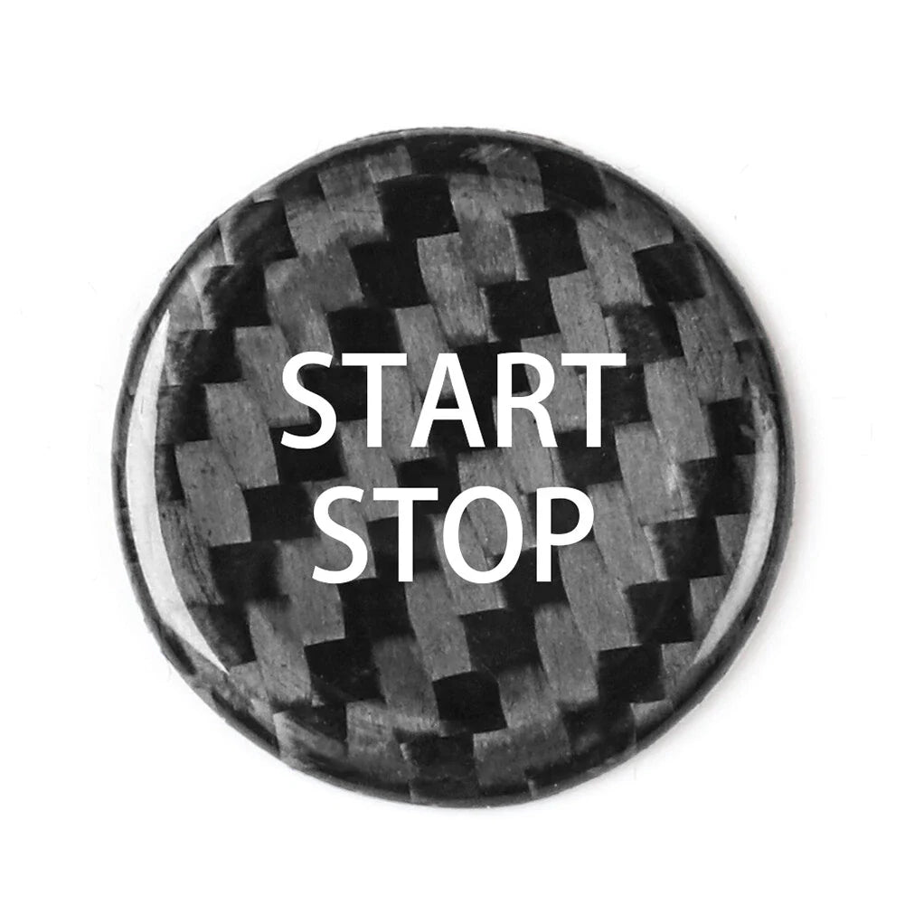 Carbon Fiber Engine Start-Stop Button Cover for Nissan GTR R35 (2008-2016)