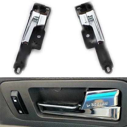 Front Left & Right Pair Chrome Interior Door Handle for Ford Fusion (2006–2012)